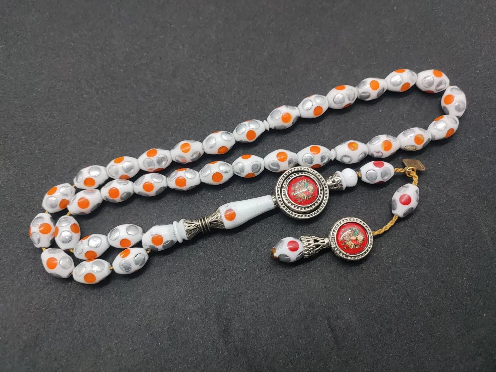 İskeçeli̇ Cemi̇l Usta Eseri̇ Gümüş Nakkaşlı Mi̇neli̇ Deve Kemi̇ği̇ küçük resim 3