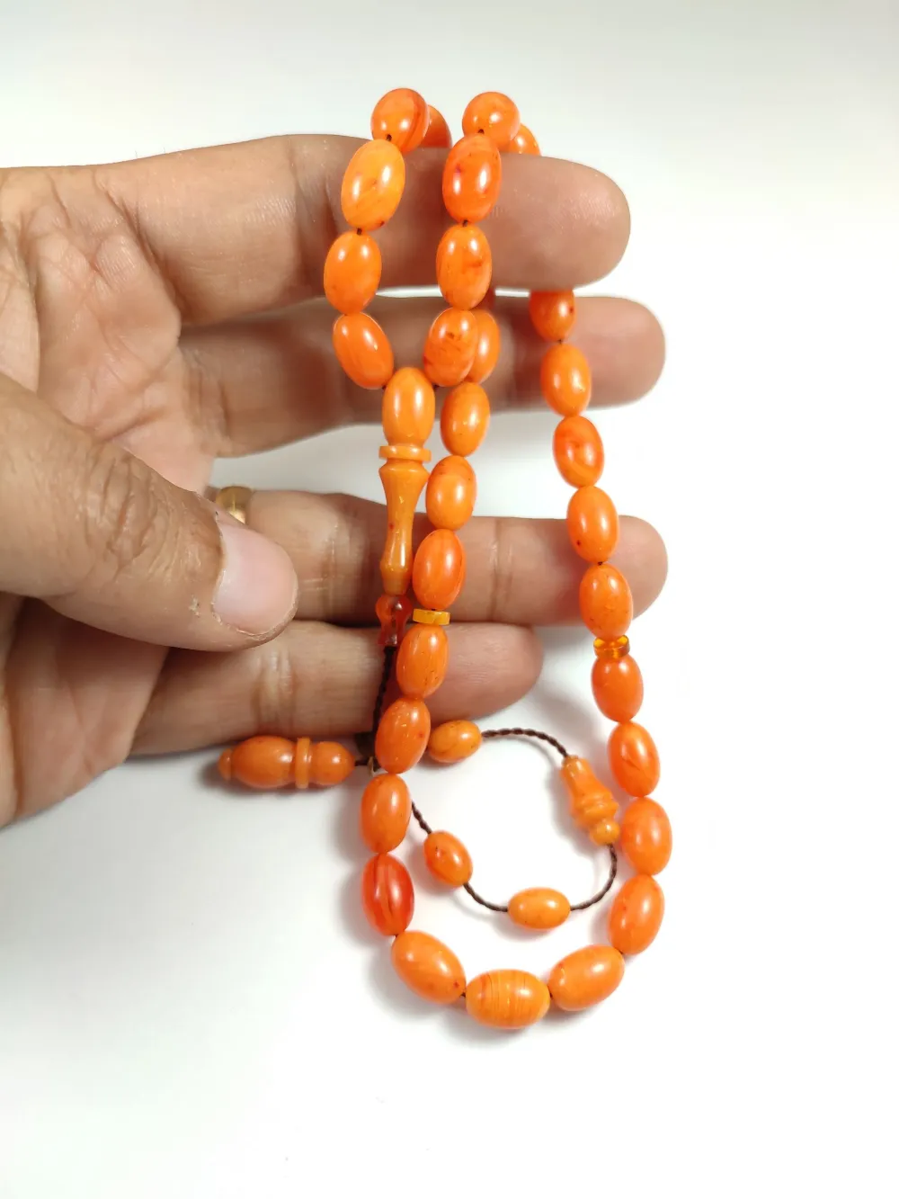 Ayhan Turan Usta İşi̇ İmzalı Mühürlü Sıkma Kehri̇bar küçük resim 5