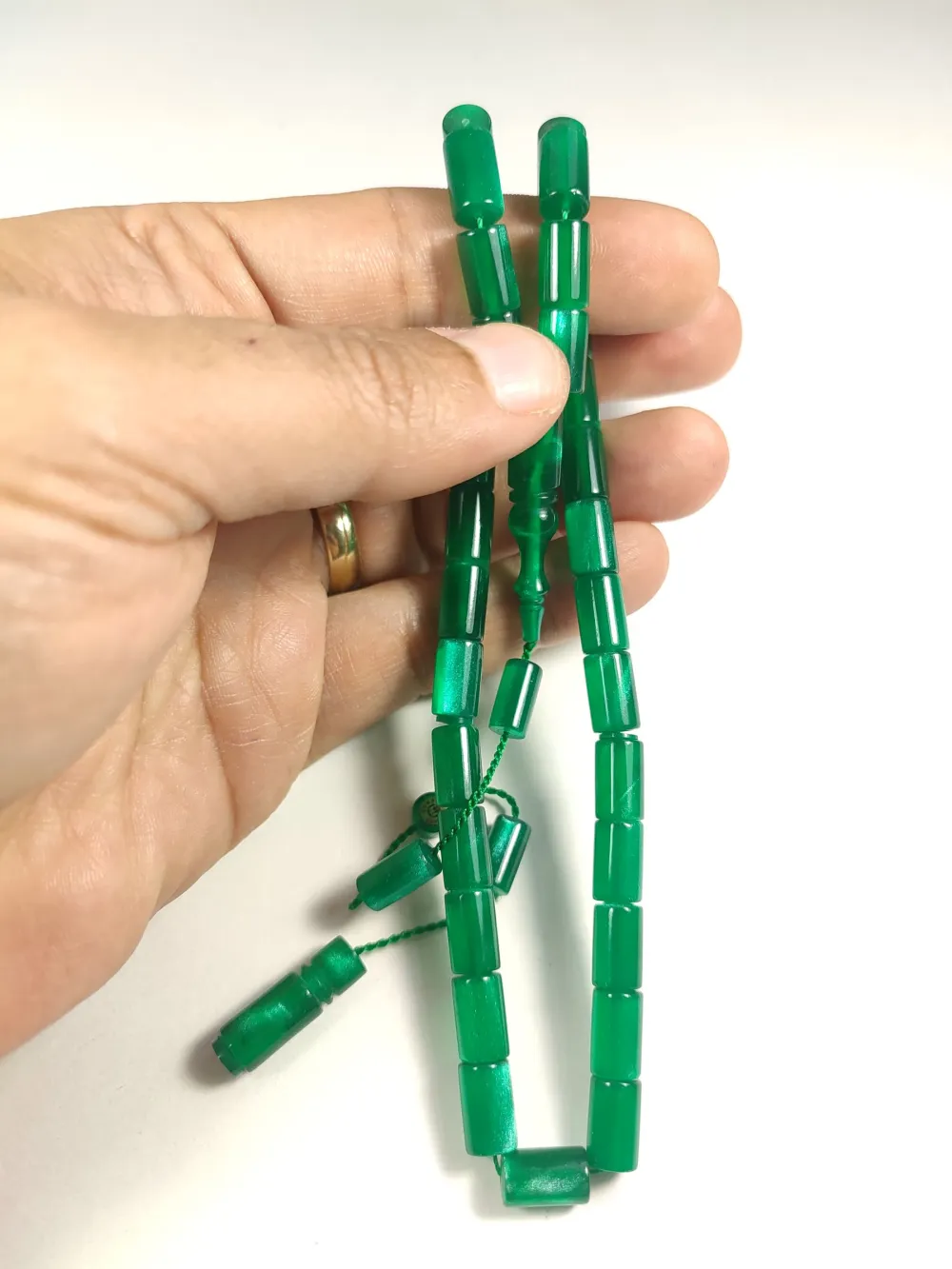 Erkan Çubukçu Usta İşi̇ İmzalı Multi̇ Color  Sıkma Kehri̇bar küçük resim 2