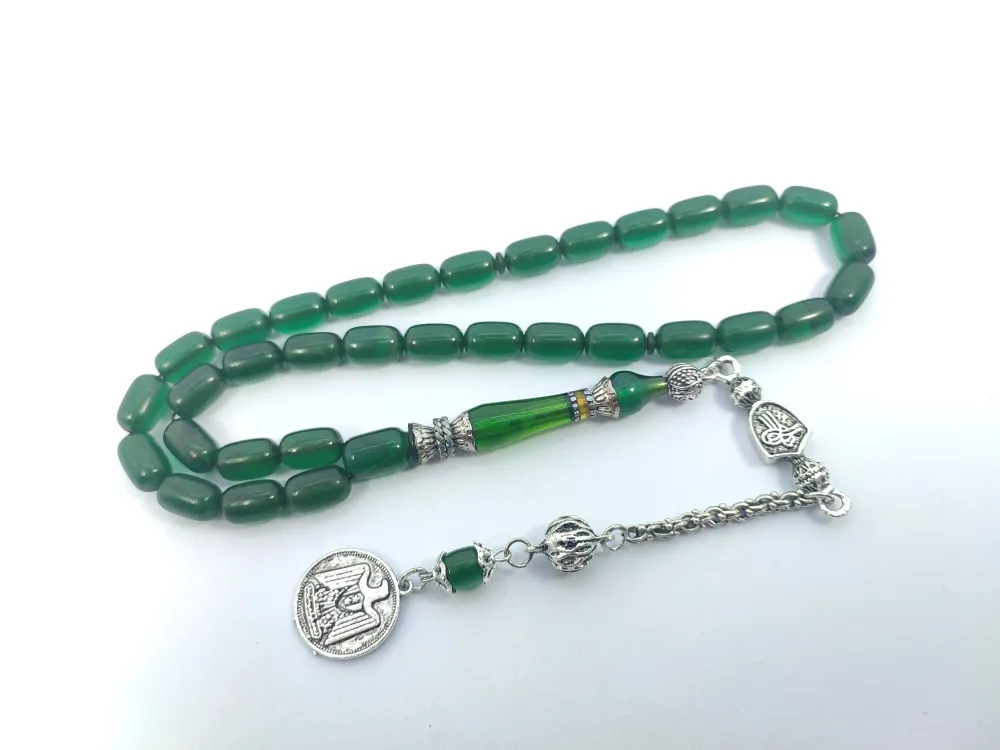 Şevket Alkan Usta İşi̇ 925 Ayar Gümüş Nakkaş İmame  Ateş-İ Kehri̇bar küçük resim 3