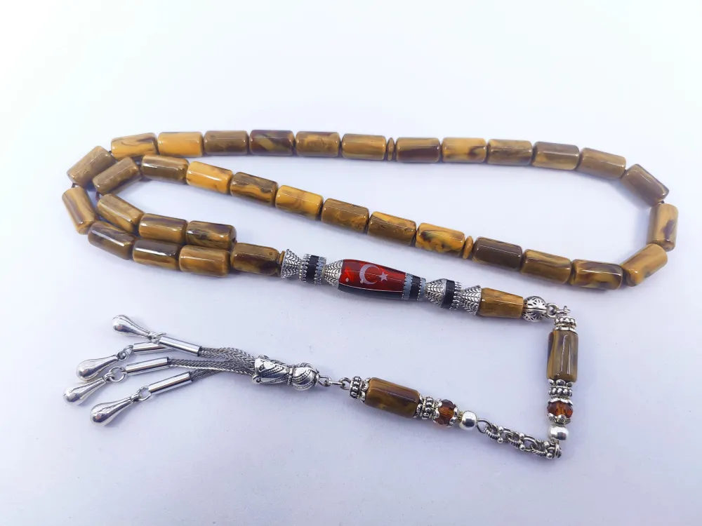 Şevket Alkan Usta Eseri̇ Gümüş Nakkaşlı Fransız Galali̇t küçük resim 3