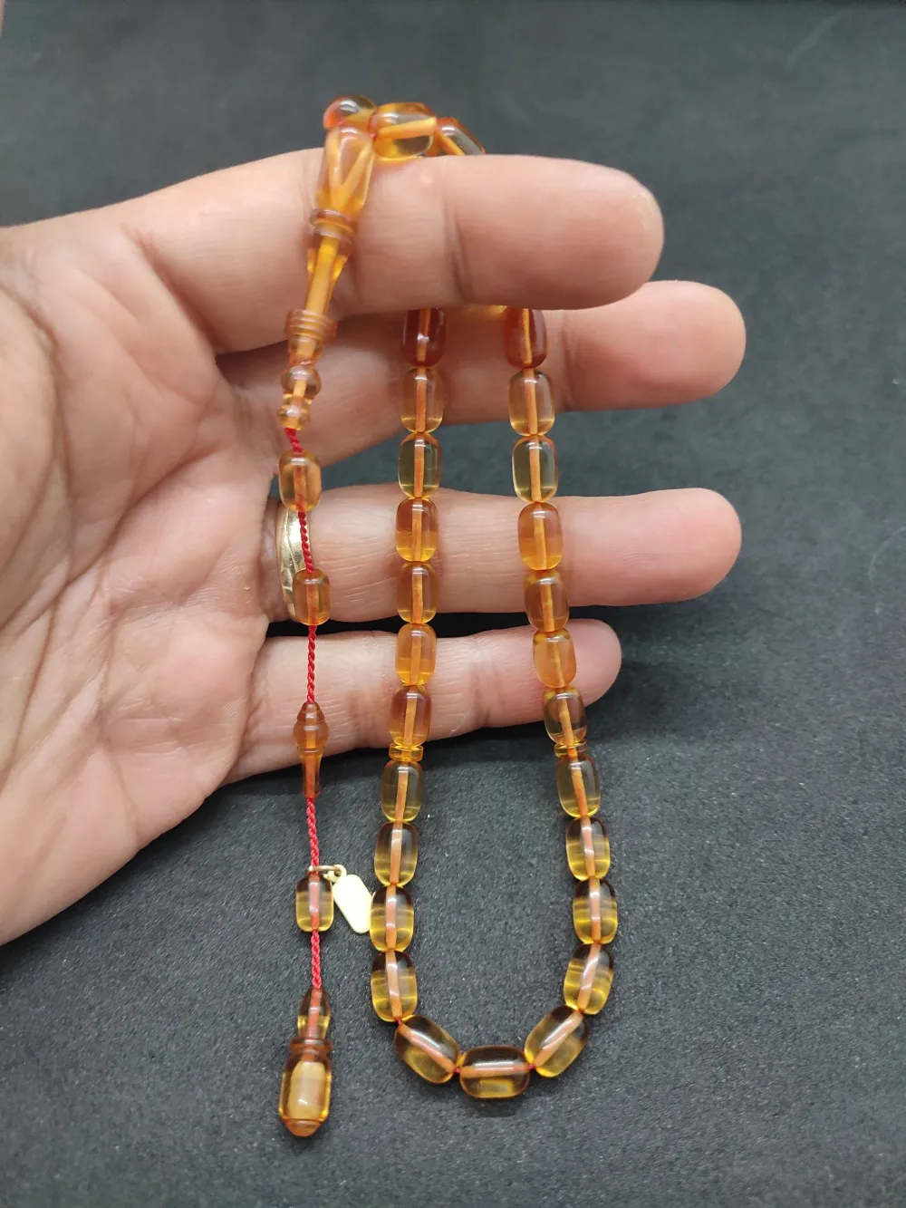 Furkan Gül Usta Eseri̇ El Boy İmame Halkalı Sıkma Kehri̇bar küçük resim 3