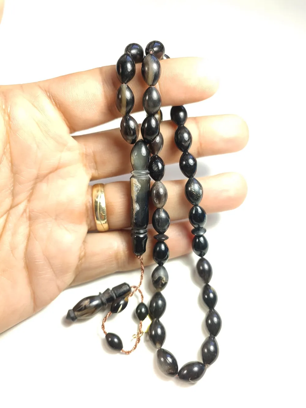 Mehmet Mercan Usta İşi̇ İmzalı Mühürlü Bi̇zon Boynuzu küçük resim 4