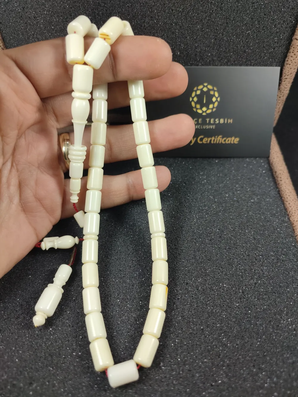 Bedri̇ Ala Usta Eseri̇ 22.30 Gr. İmzalı Halkalı Pati̇nli̇ Mahjong (Eski̇ Oyun Taşı) küçük resim 4