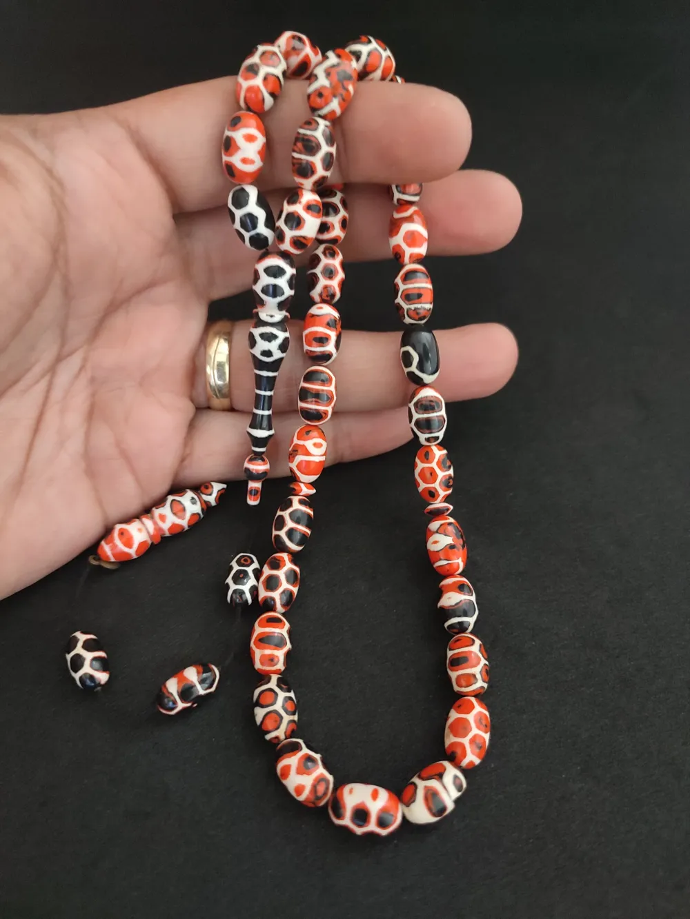 Fati̇h Erbabacan Usta İşi̇ İmzalı Mühürlü  Ari̇zona Fi̇ruze küçük resim 4