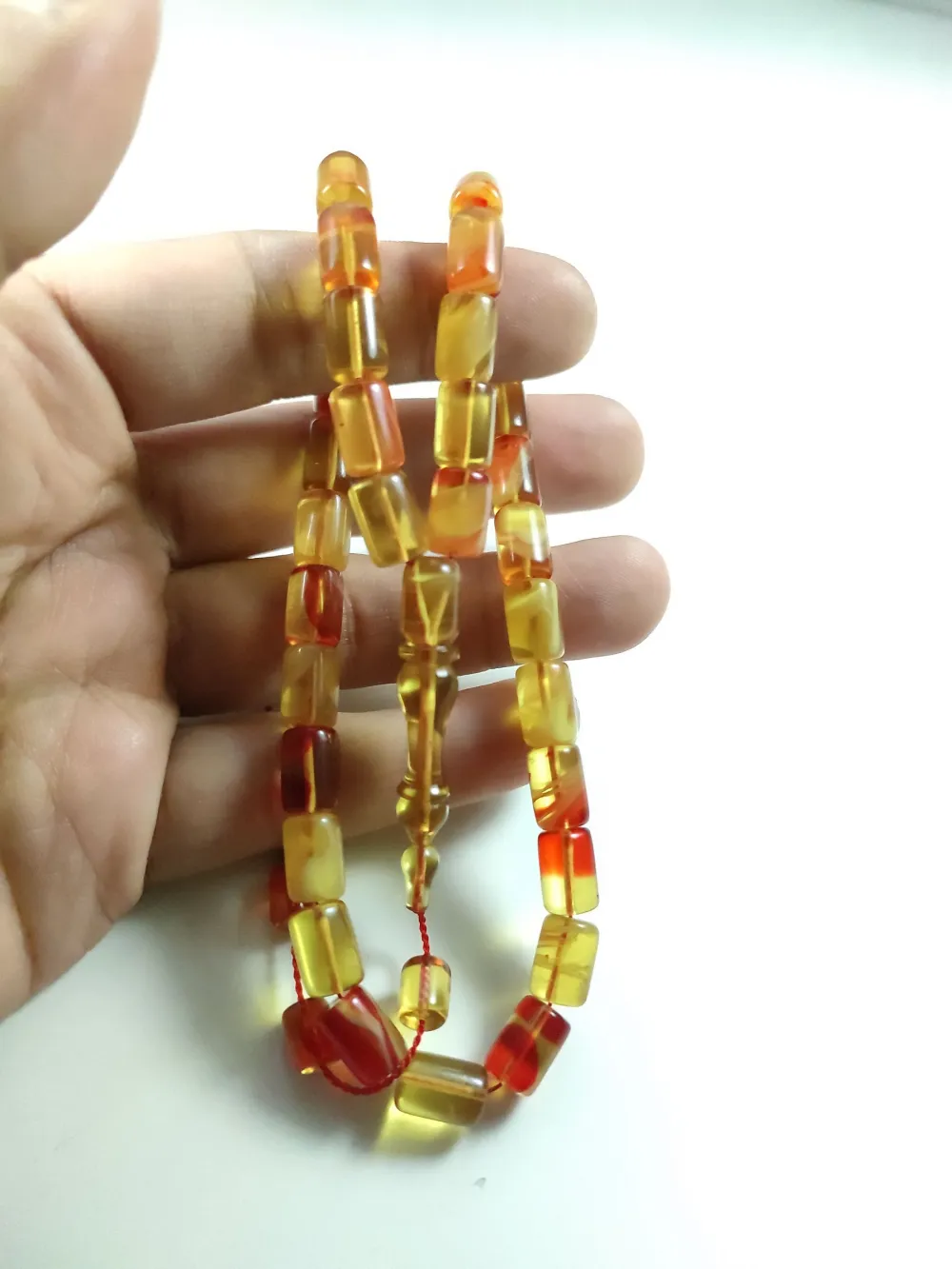 Erkan Çubukçu Usta İşi̇ İmzalı Mühürlü Sıkma Kehri̇bar küçük resim 5