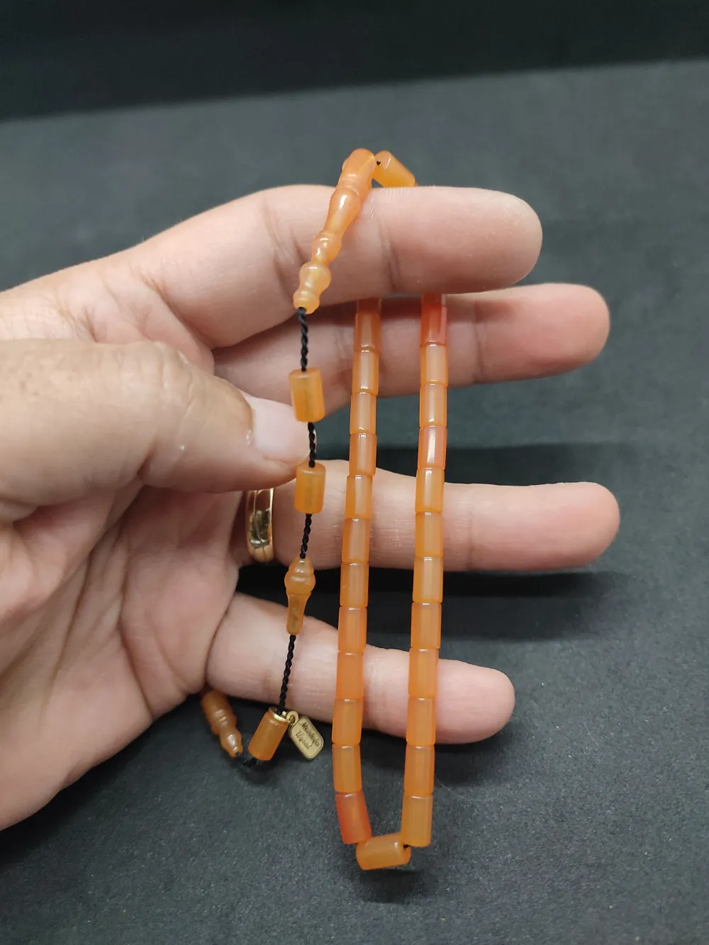 Mustafa Uysal Usta Eseri̇ Bi̇lek Boy Ok Gi̇bi̇ Kesme Yemen Zar Kehri̇bar küçük resim 4