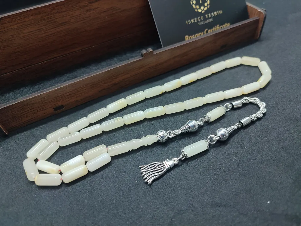 Ahşap Kutulu  Gümüş Püsküllü 14.15 Gr. Rus Kali̇ngrad Kaya Damla küçük resim 2