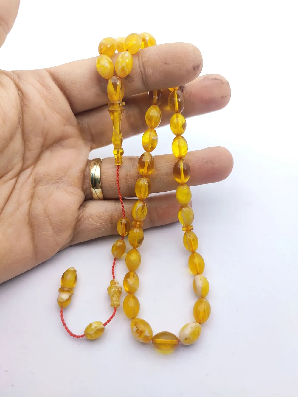 Ahmet Eryılmaz Usta Eseri̇ 0.6 Deli̇m Çi̇ft Ci̇lalı Alman Sıkma Kehri̇bar küçük resim 4