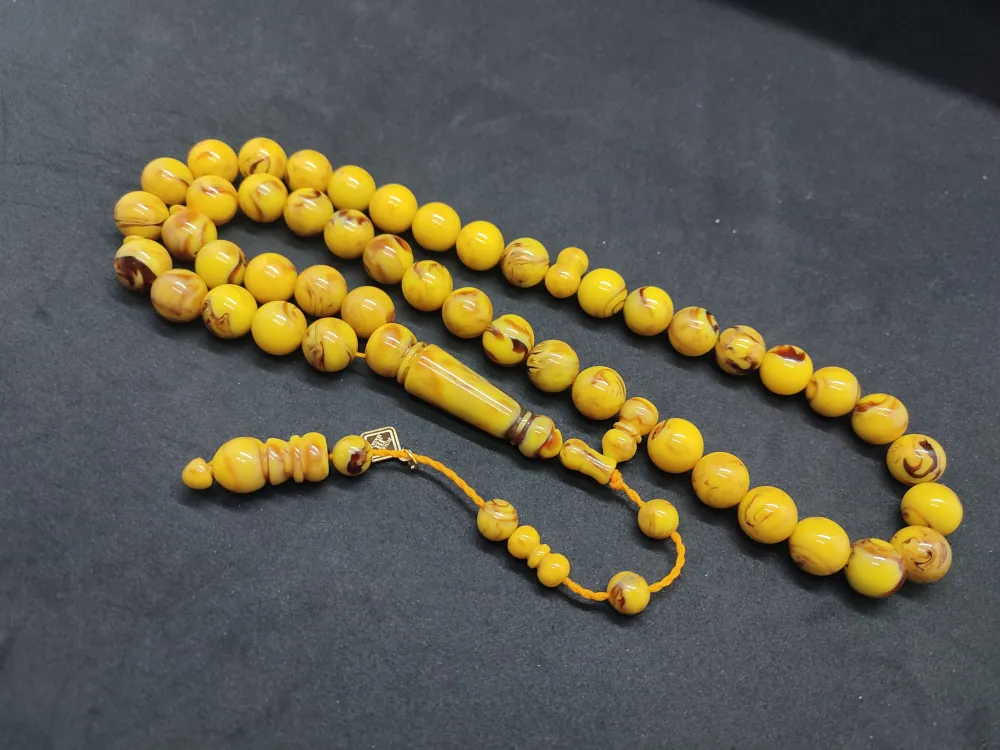 Başka Yerde Yok!Junai̇d Hasan Usta Eseri̇ 45 Habbe İri̇ Boy Eski̇ Obejden Katali̇n küçük resim 3