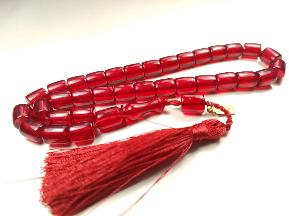 Ebu Zeyn Usta İşi̇ İmzalı Aykırı Renk Osmanlı Ateş Kehri̇bar küçük resim 2