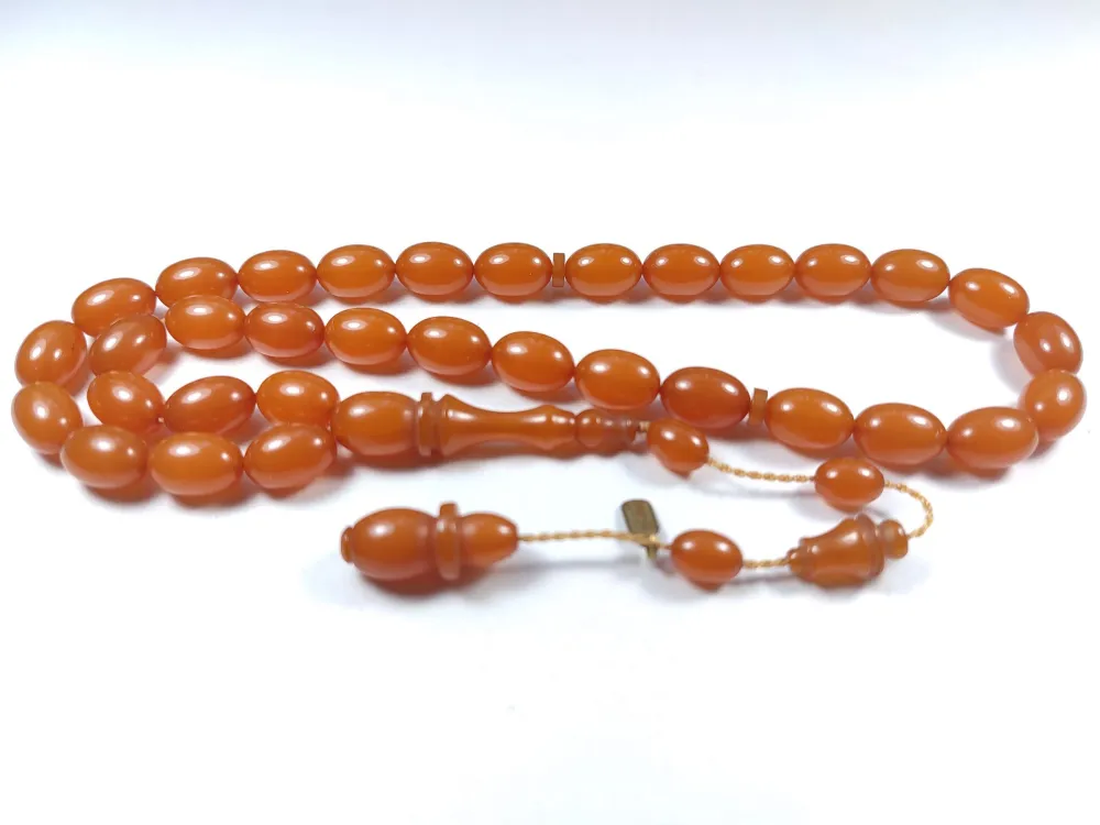 Ayhan Turan Usta İşi̇ İmzalı Sıkma Kehri̇bar küçük resim 3