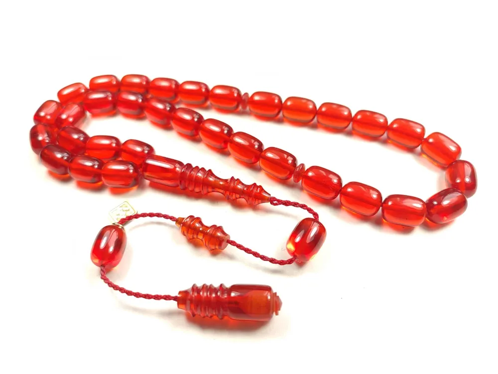 Hali̇l Hi̇lmi̇ Usta İmzalı Aykırı Renk Alman Zar Kehri̇bar küçük resim 3