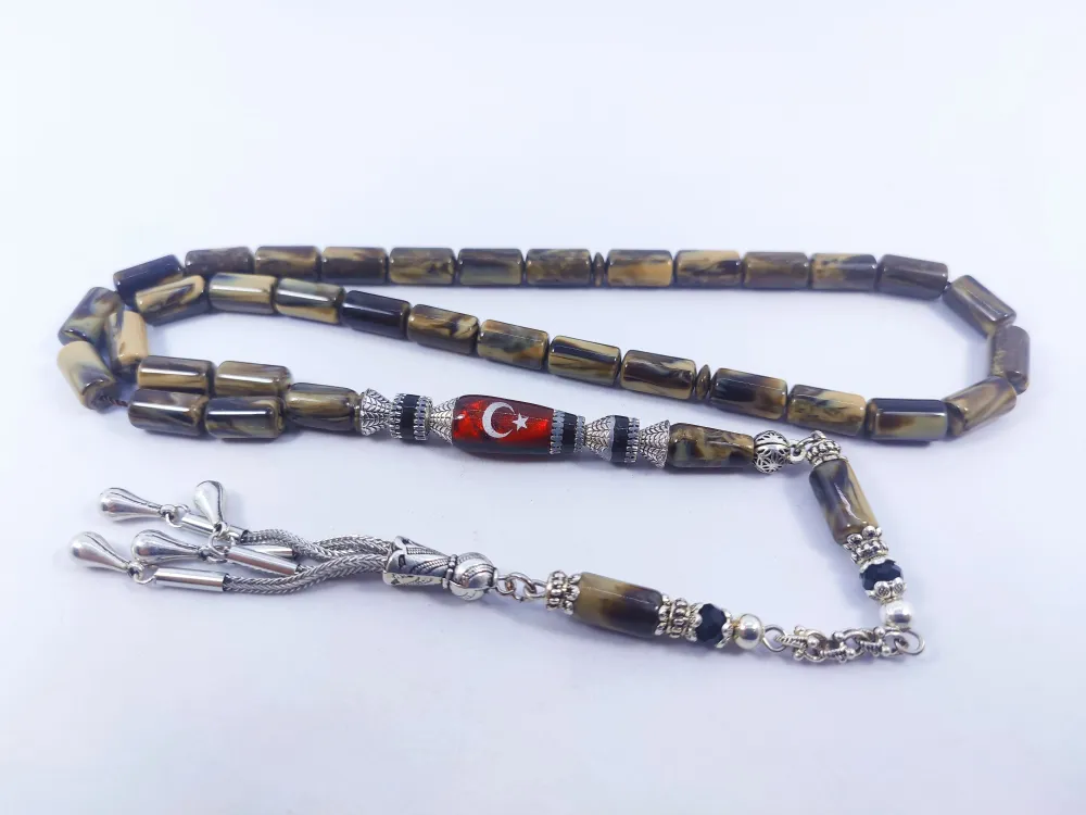 Şevket Alkan Usta Eseri̇ Gümüş Nakkaşlı Fransız Galali̇t küçük resim 3