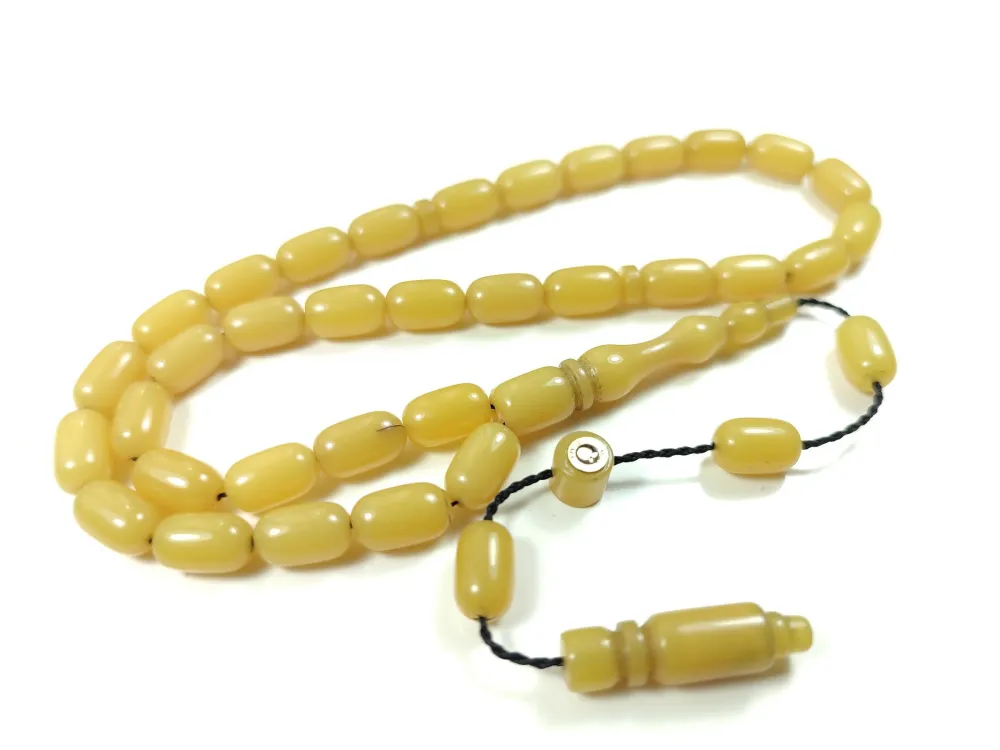 Mesut Elma Usta İşi̇ İmzalı Mühürlü  Sıkma Kehri̇bar küçük resim 3