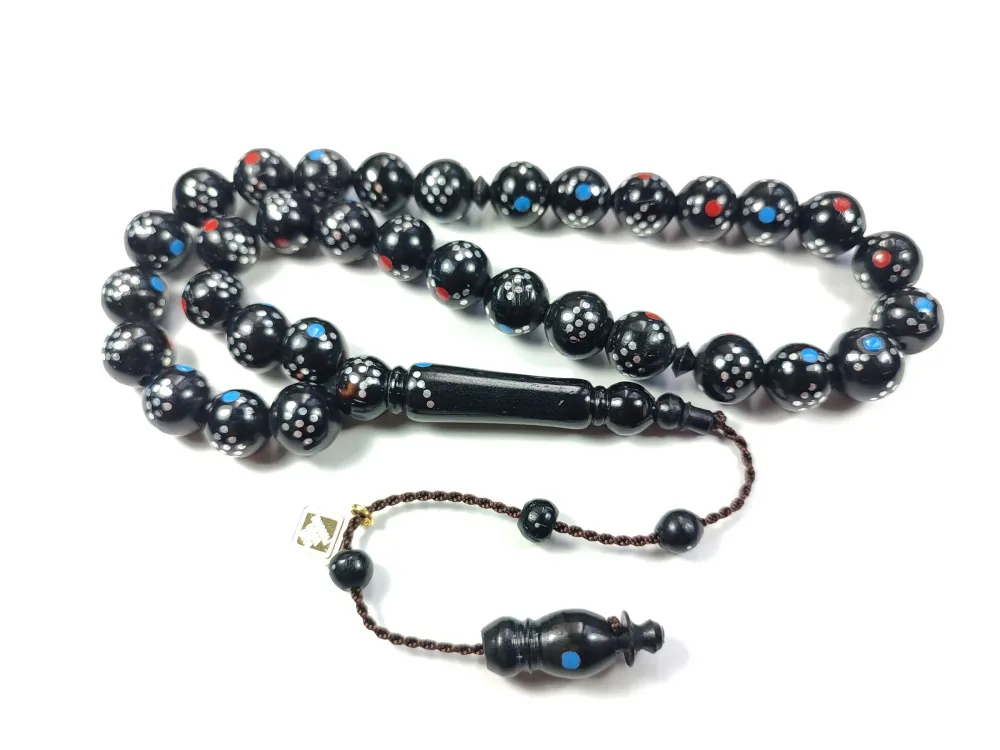 İskeçeli̇ Cemi̇l Usta İşi̇ İmzalı Mühürlü 925 Ayar Gümüş Çakım Mi̇neli̇ İşlemeli̇ Kuka