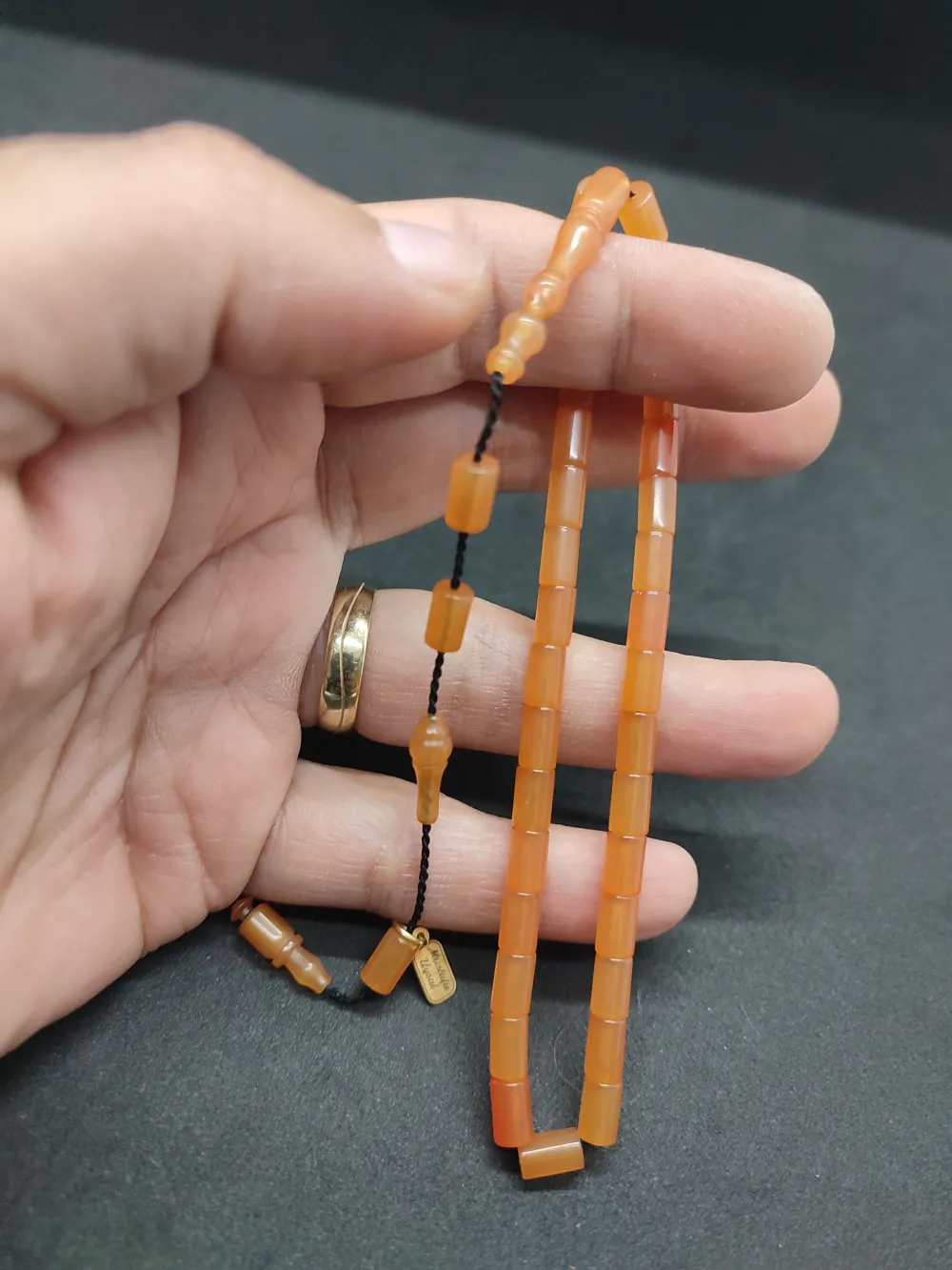 Mustafa Uysal Usta Eseri̇ Bi̇lek Boy Ok Gi̇bi̇ Kesme Yemen Zar Kehri̇bar küçük resim 5