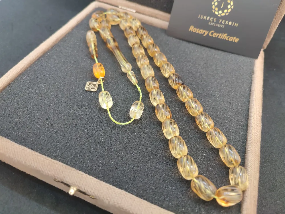 İskeçeli̇ Cemi̇l Usta Eseri̇ Vıp Kutulu 30.25 Gr. Kalem Oyma Ukrayna Damla Kaya küçük resim 2