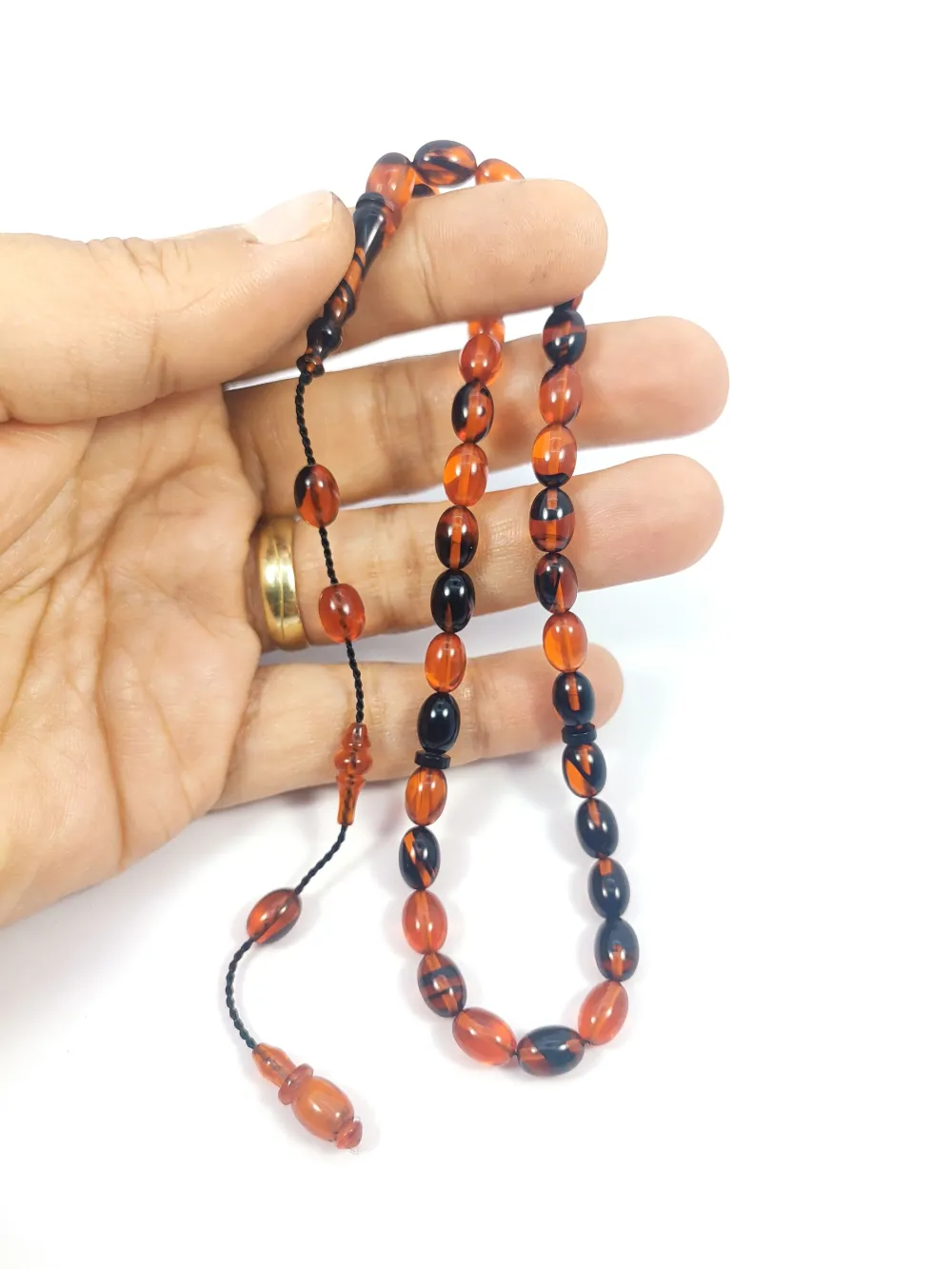 Darabacı Abdullah Usta Eseri̇ El Boy 3 Kat Ci̇lalı Ateş-İ Kehri̇bar küçük resim 5