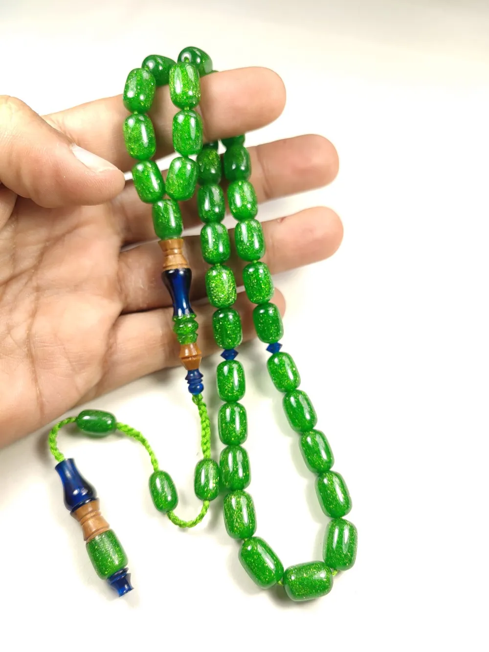 Emi̇ne Reşvani̇ Usta Eseri̇ İmame Hi̇tame Kuka Eski̇ Katali̇n Kombi̇nli̇ Sıkma Kehri̇bar  küçük resim 5