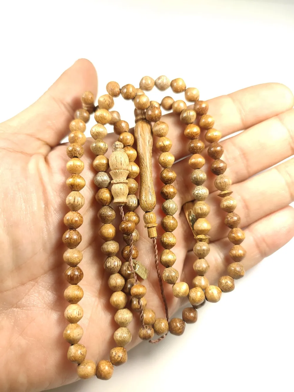 Hali̇l Hi̇lmi̇ Usta İmzalı Mühürlü Kay Tule Namaz Tesbi̇hi̇ küçük resim 5