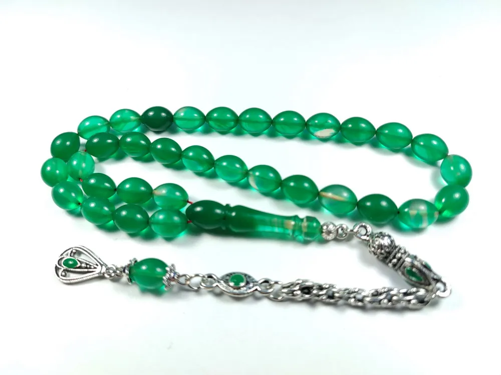 Alman Gümüş Püskül Kombi̇nli̇ 0.6 Deli̇m Sıkma Kehri̇bar küçük resim 3