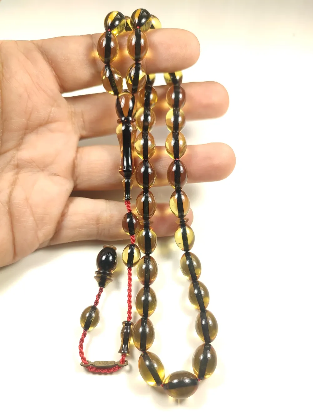 Ahmet Emi̇n Usta Eseri̇ Kuru Torna El Ci̇lalı Sıkma Kehri̇bar küçük resim 5