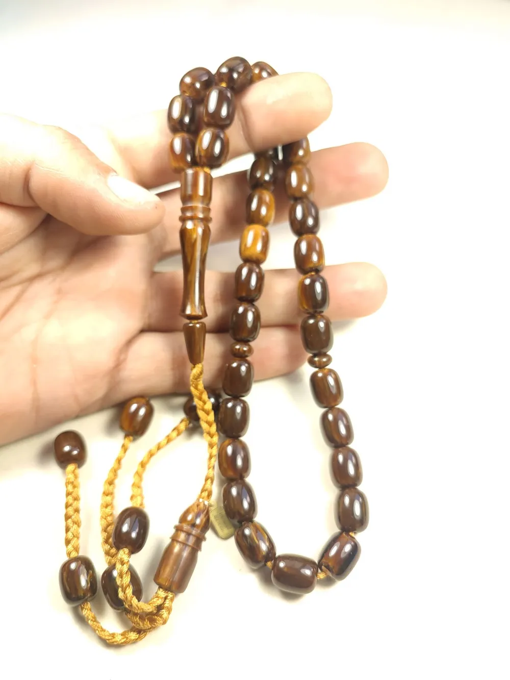 Mehmet Mercan Usta İmzalı Zaza  Model Sıkma Kehri̇bar küçük resim 5