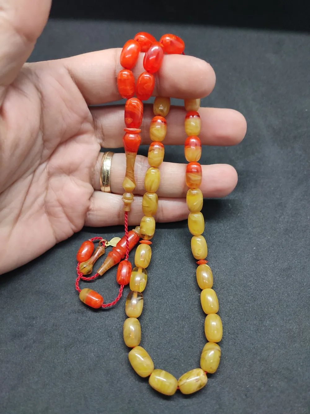 Ayhan Turan Usta Eseri̇ Ful Hare Ful Damar Eski̇ 0.6 Mm Deli̇m Sıkma Kehri̇bar küçük resim 4