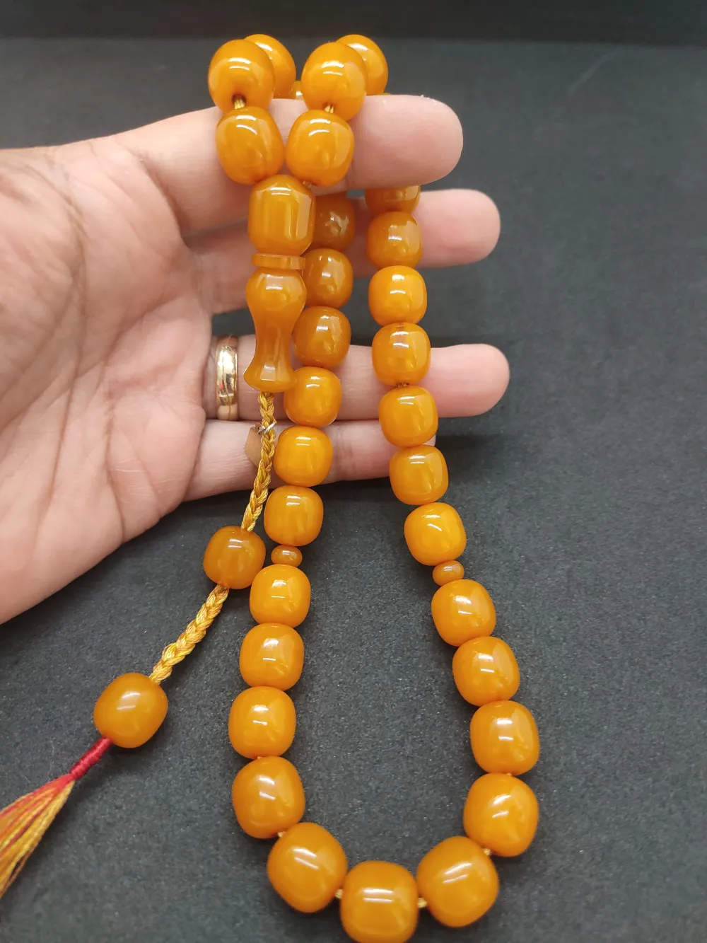 Osama Omari̇ İmzalı Eski̇ Usul Havşalı Horoz İmame 50 Yaşında Alman Faturan küçük resim 4