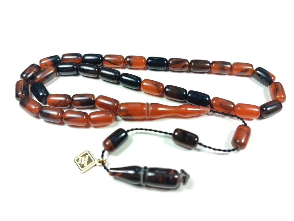 İskeçeli̇ Cemi̇l Usta İşi̇ İmzalı Sıkma Kehri̇bar küçük resim 2