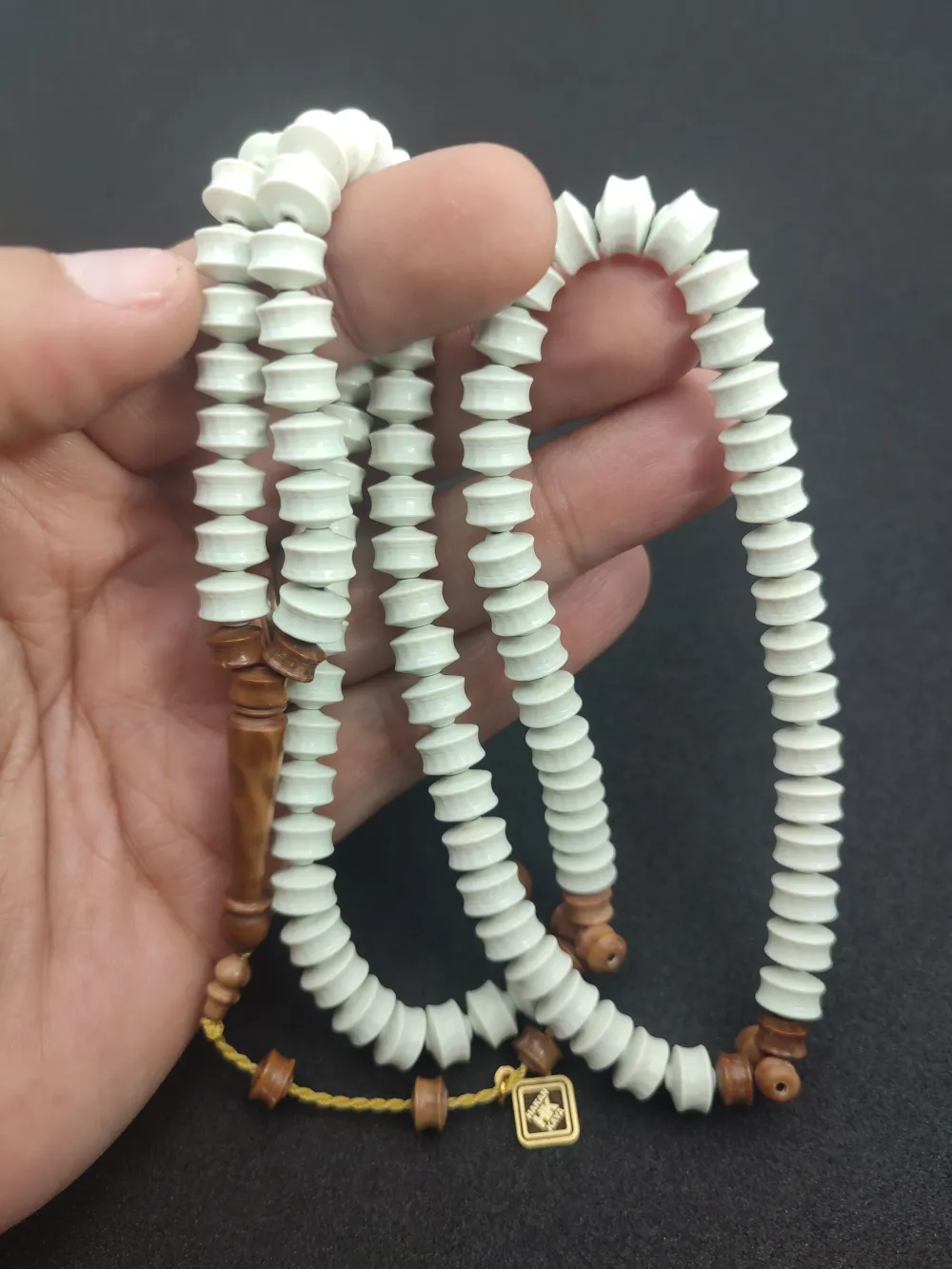 Hakan Kaya Usta Eseri̇ Kuka Kombi̇nli̇ Fransız Galali̇t Namaz Tesbi̇hi̇ küçük resim 4