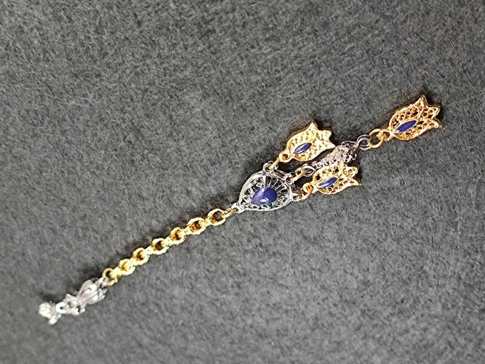 Usta İşçi̇li̇kli̇ Gümüş Kaplama Tesbi̇h Püskülü küçük resim 2