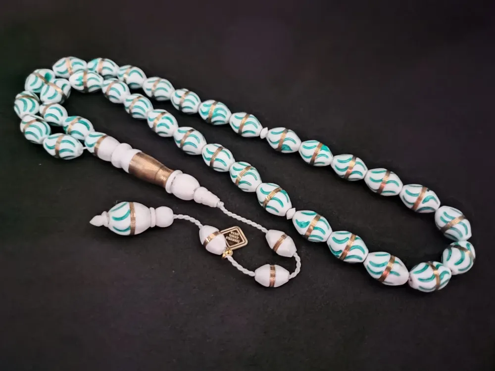 İskeçeli̇ Cemi̇l Usta Eseri̇ İri̇ Boy Gümüş Sarmal Mi̇neli̇ Deve Kemi̇ği̇