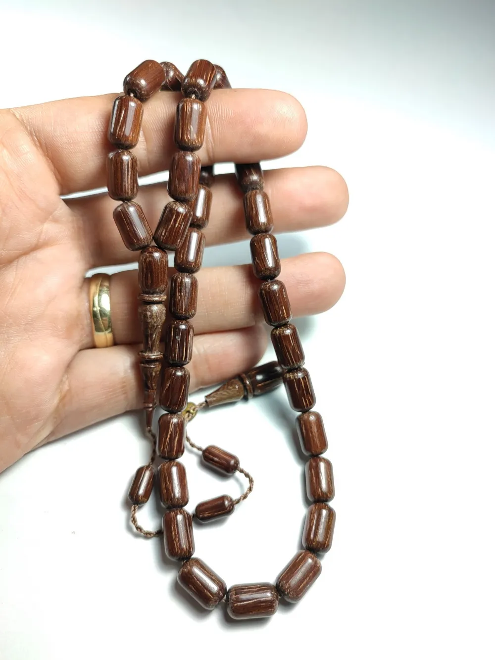 Mehmet Erbabacan Usta İşi̇ İmzalı Mühürlü Azobe Ağacı küçük resim 5