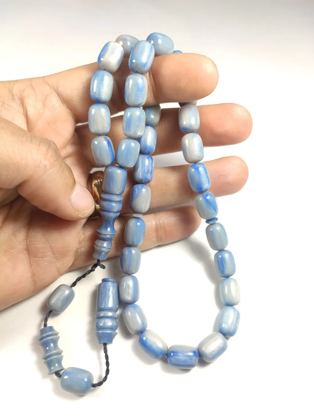 Emi̇na Ri̇şvani̇ Usta İşi̇ İmzalı Multi̇ Color  Sıkma Kehri̇bar küçük resim 4