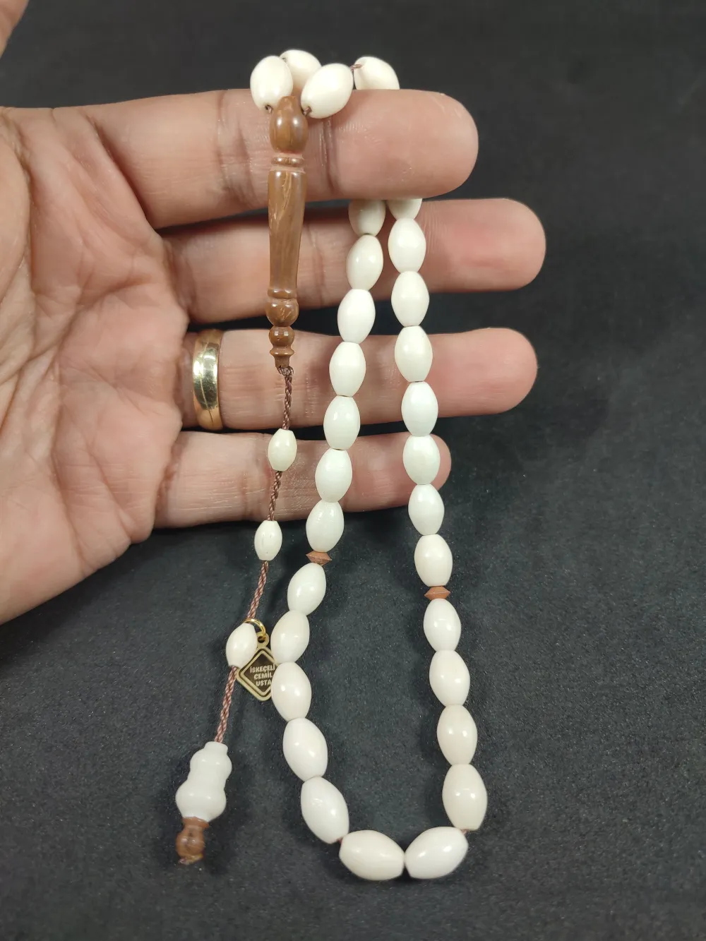 İskeçeli̇ Cemi̇l Usta Eseri̇ Kuka Kombi̇nli̇  Deve Kemi̇ği̇ küçük resim 4