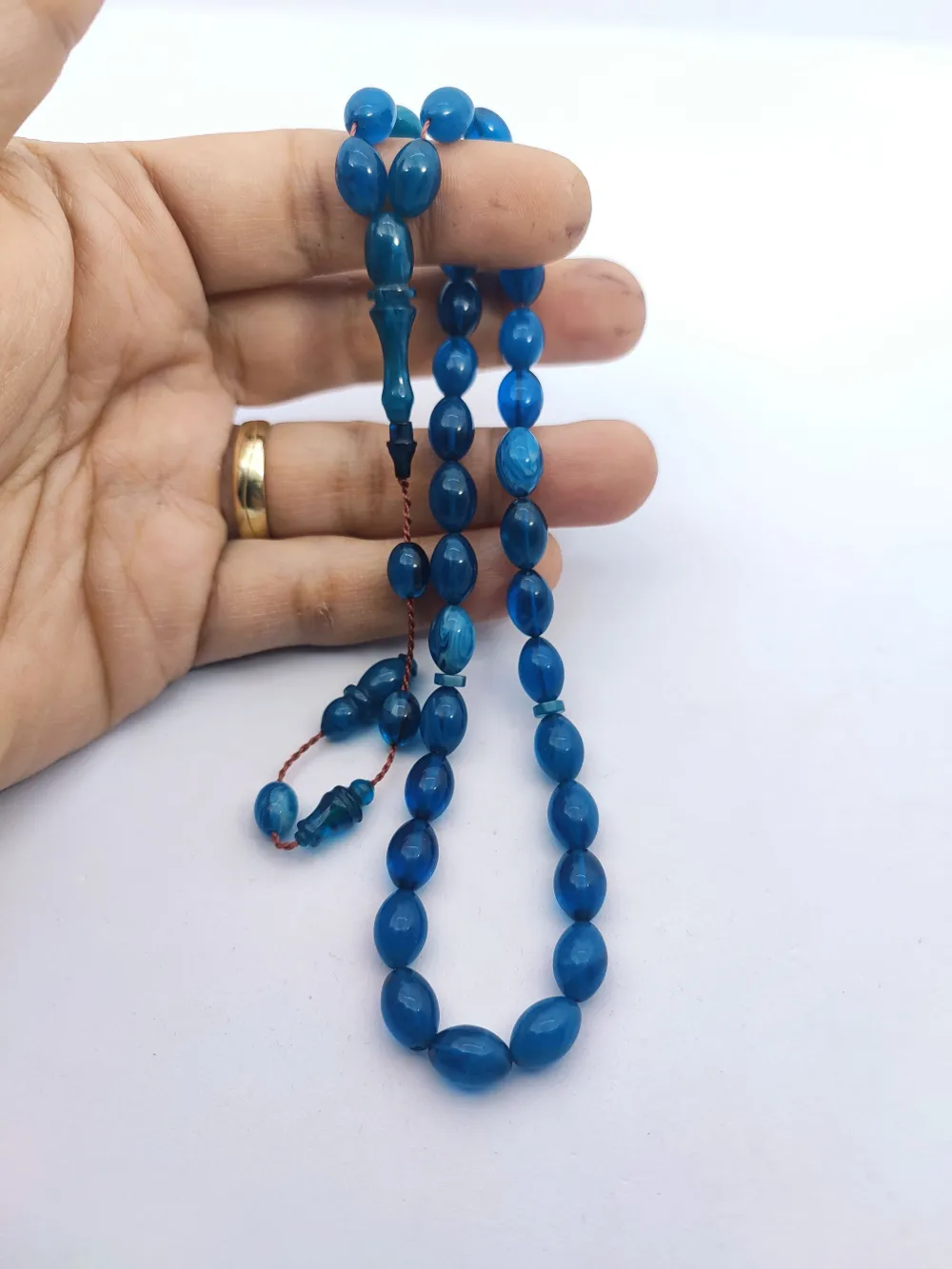 Ahmet Eryılmaz Usta Eseri̇ 0.6 Deli̇m Çi̇ft Ci̇lalı Alman Sıkma Kehri̇bar küçük resim 5