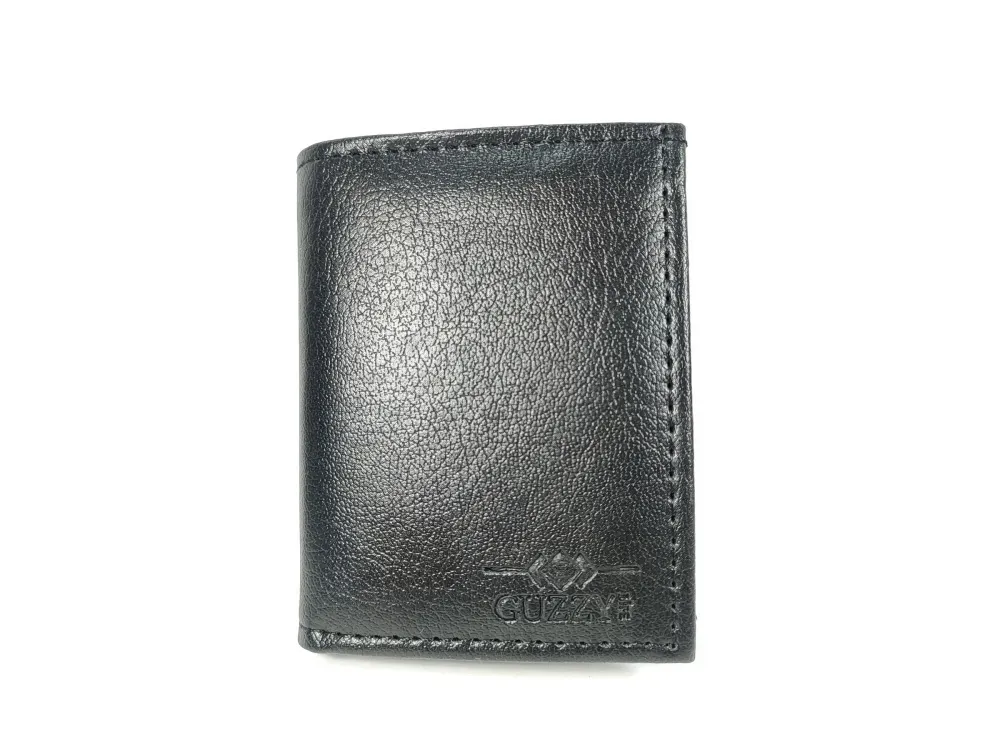 Hedi̇ye Kutulu Şık Deri̇ Cüzdan Kartlık Ve Kağıt Para Bölmeli̇