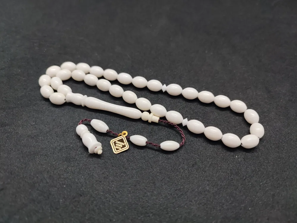 İskeçeli̇ Cemi̇l Usta Eseri̇ El Boy Naturel Deve Kemi̇ği̇ küçük resim 2