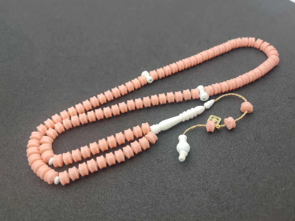 Hakan Kaya Usta Eseri̇ Deve Kemi̇ği̇ Kombi̇nli̇ Fransız Galali̇t Namaz Tesbi̇hi̇