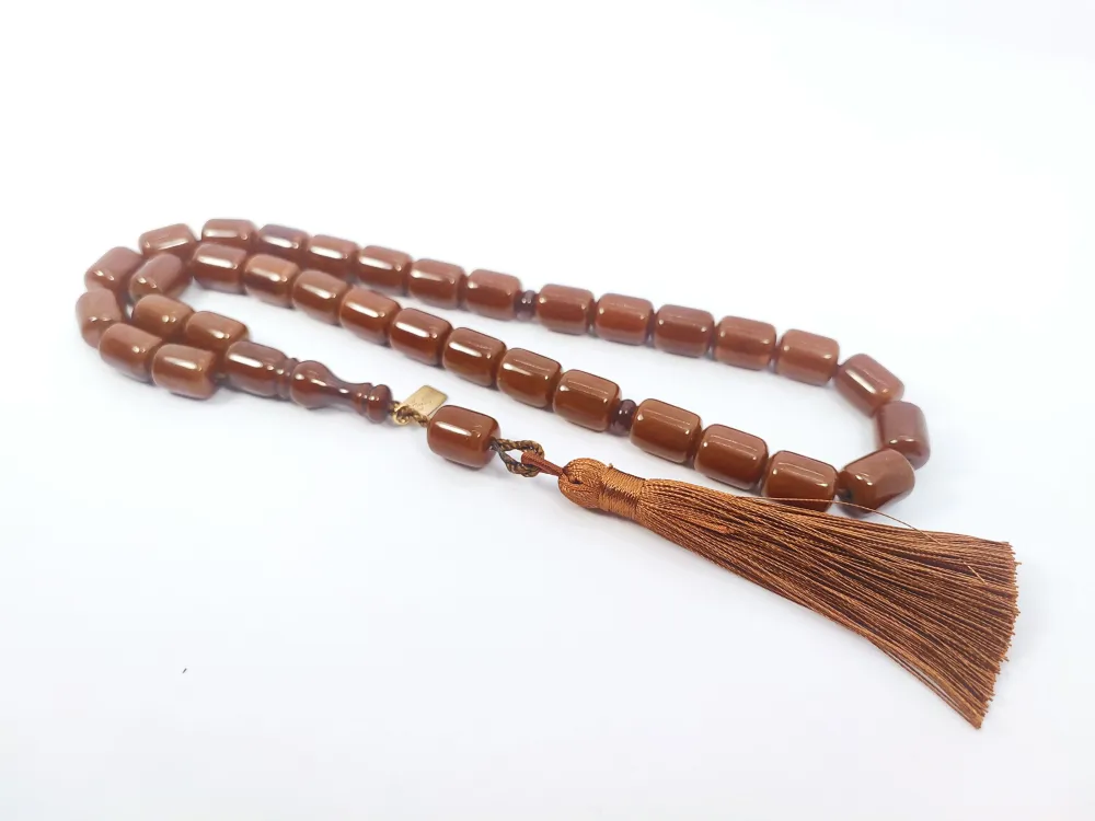 Ebu Zeyn Usta Eseri̇ İmzalı İri̇ Boy Sıkma Kehri̇bar