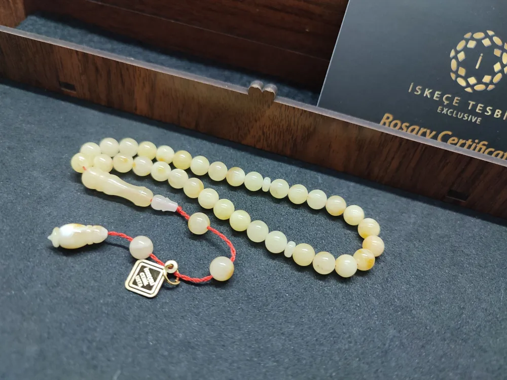 Ahşap Kutulu İskeçeli̇ Cemi̇l Usta Esri̇ 4 Parmak  5.20 Gr. Rus Kaya Damla küçük resim 3