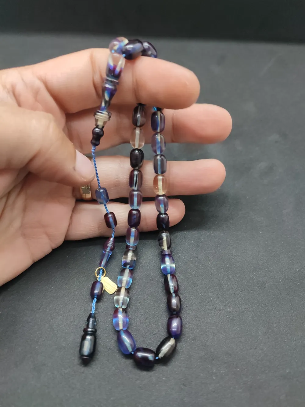 Uğur Şener Usta Eseri̇ İmame Halkalı Çi̇ft Kat Ci̇lalı Ateş-İ Kehri̇bar küçük resim 5