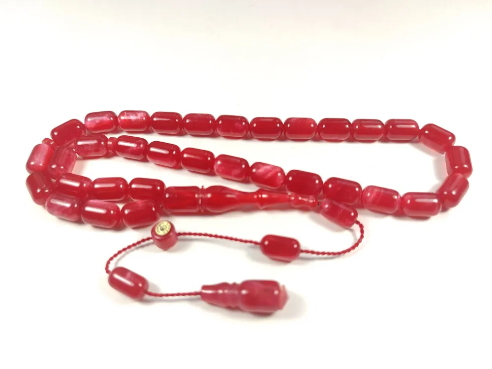 Erkan Çubukçu Usta İşi̇ İmzalı Multi̇ Color  Sıkma Kehri̇bar küçük resim 2