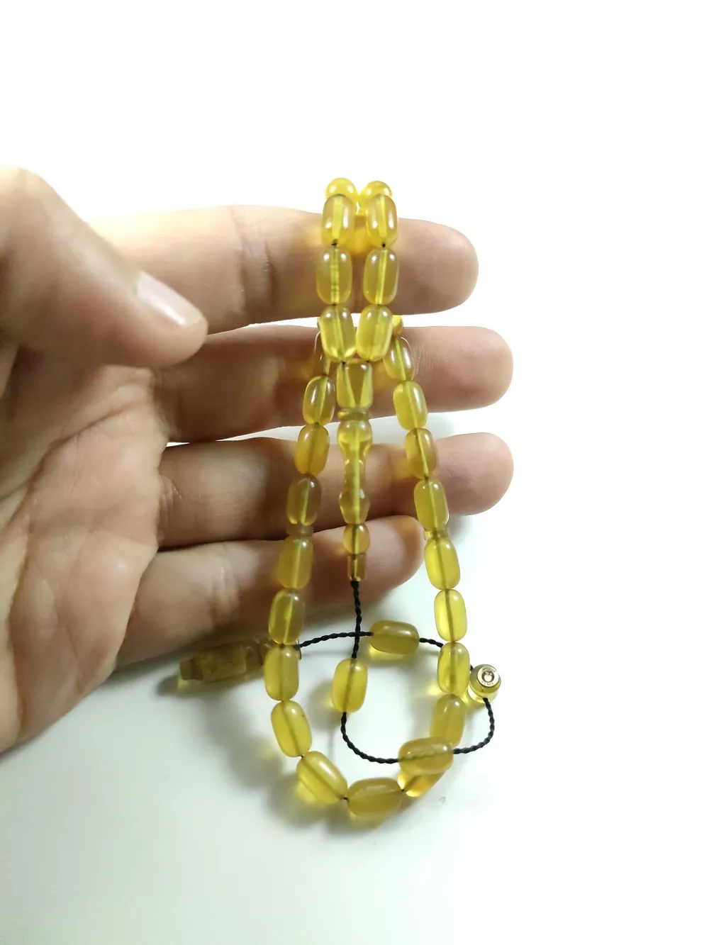 Mesut Elma Usta İşi̇ İmzalı Mühürlü  Sıkma Kehri̇bar küçük resim 5