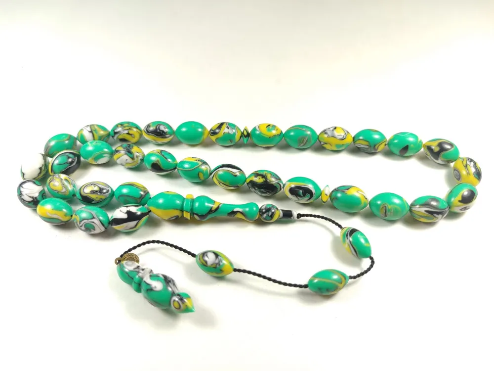 Fati̇h Erbabacan Usta İşi̇ İmzalı Mühürlü Kertenkele  Model Ari̇zona Fi̇ruze küçük resim 2