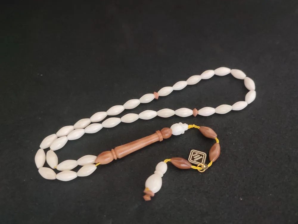 İskeçeli̇ Cemi̇l Usta Eseri̇ El Boy Naturel Kuka Kombi̇nli̇  Bali̇na Kemi̇ği̇ küçük resim 2