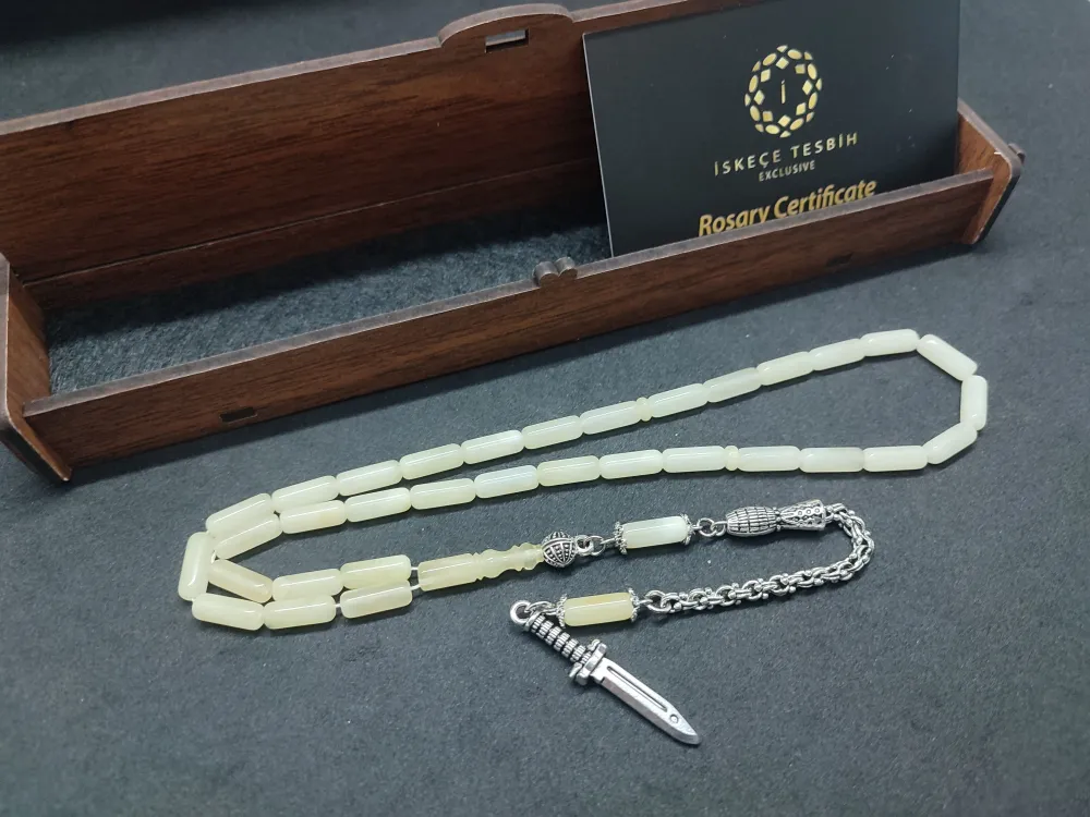 Ahşap Kutulu  Gümüş Püsküllü 10.05 Gr. Rus Kali̇ngrad Kaya Damla küçük resim 2