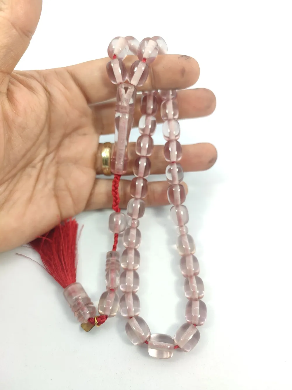 Junai̇d Hasan Usta Eseri̇ Eski̇ Usul 12 Kat İpe Di̇zi̇li̇ Çi̇ft Zımpara Ci̇ft Ci̇la Necef küçük resim 4